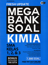 Image of MEGA BANK SOAL KIMIA Untuk SMA Kelas 1,2 dan 3