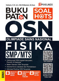 Image of Buku Paten OSN FISIKA SMP/MTs Soal HOTS