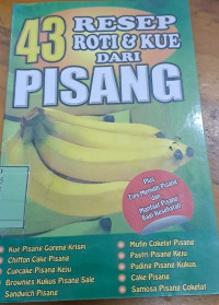Image of 43 Resep Roti dan Kue Dari Pisang